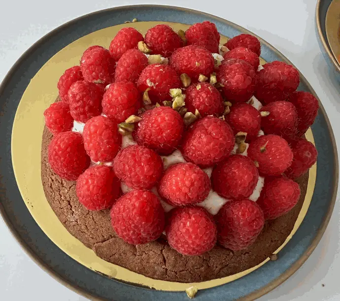 taart aardbei zanddeeg